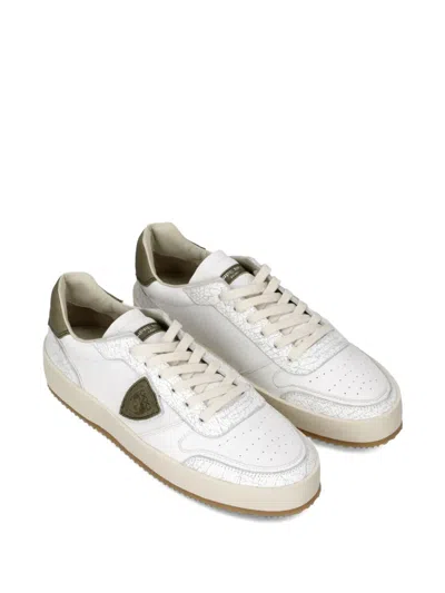 Philippe Model White Sneakers In White
