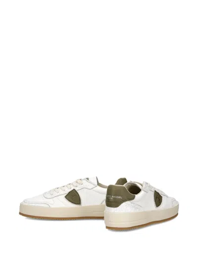 Philippe Model White Sneakers In White