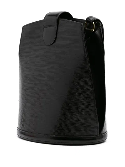 Pre-owned Louis Vuitton 1990-2025 Epi Cluny Shoulder Bag In Black