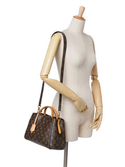 Pre-owned Louis Vuitton 2017 Monogram Montaigne Bb Satchel