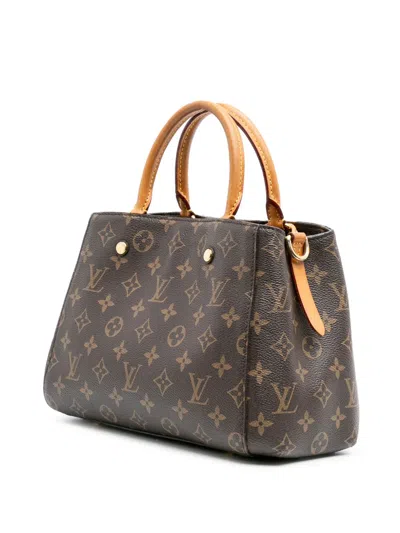 Pre-owned Louis Vuitton 2017 Monogram Montaigne Bb Satchel