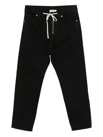 State Of Order Drawstring Jeans In Black