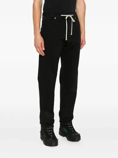 State Of Order Drawstring Jeans In Black
