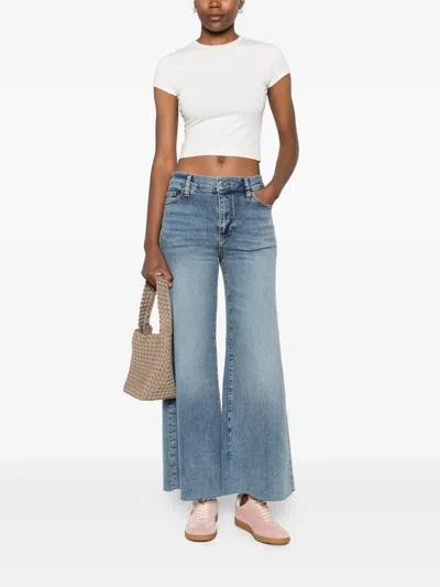 Frame Le Palazzo Jeans In Blue