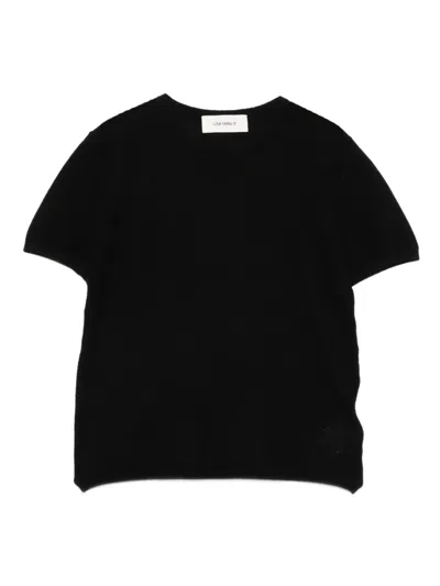 Lisa Yang Short-sleeve Cashmere Top