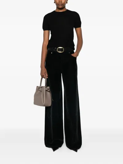 Lisa Yang Short-sleeve Cashmere Top