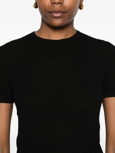 Lisa Yang Short-sleeve Cashmere Top