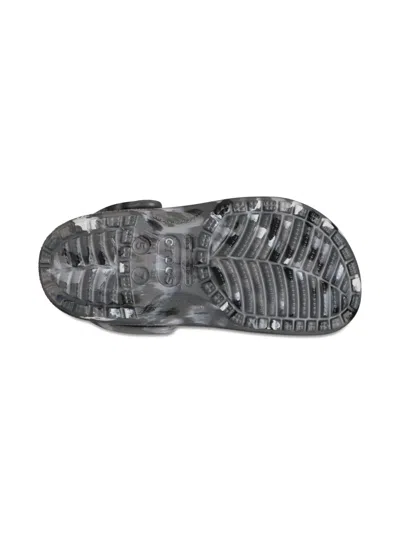Crocs Camouflage-print Clogs In Gray