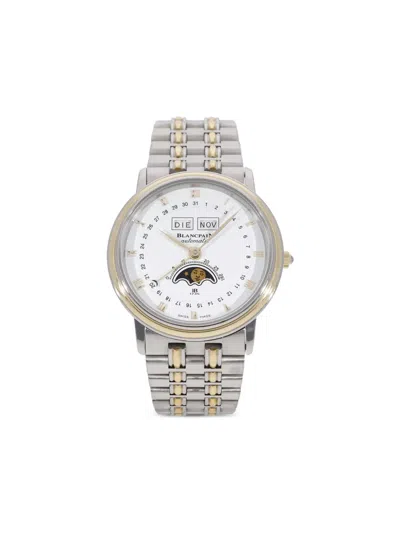 Pre-owned Blancpain  Villeret 34mm In White