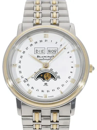 Pre-owned Blancpain  Villeret 34mm In White
