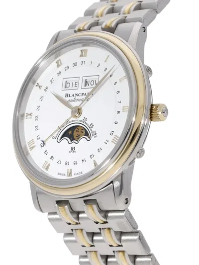 Pre-owned Blancpain  Villeret 34mm In White