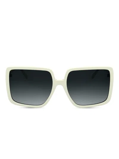 Karl Lagerfeld Rectangle-frame Sunglasses In Blue