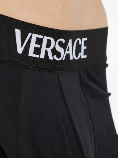 Versace Logo-band Boxer (pack Of Two) In Multi