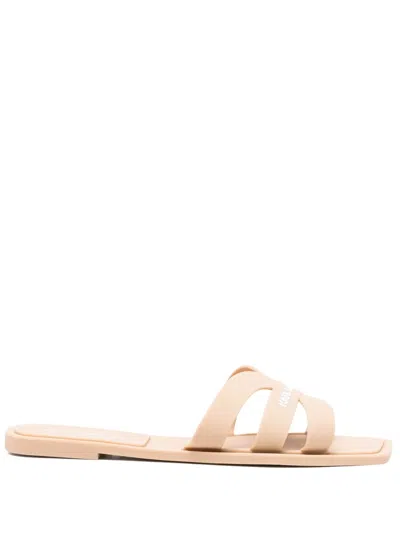 Karl Lagerfeld Logo-detail Three-strap Slides