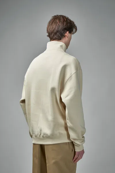 Jacquemus The Gros Grain High-collar Logo Sweatshirt In Neutral