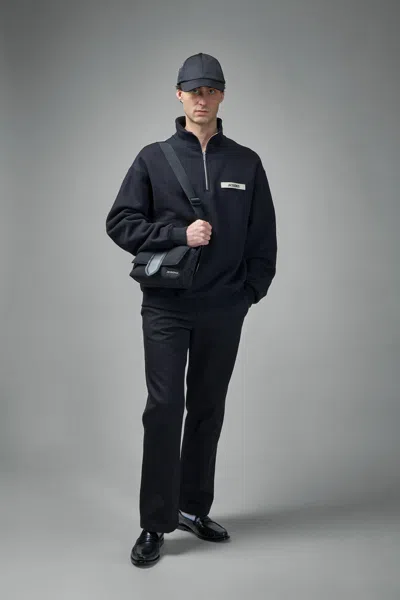 Jacquemus Grog Grain Zip-neck Sweatshirt
