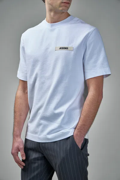 Jacquemus Le T-shirt Gros Grain T-shirt In Blue