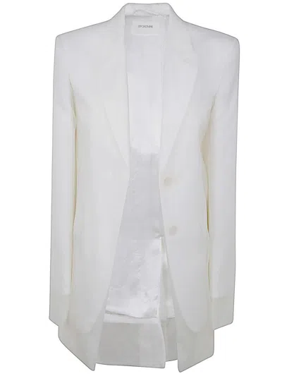 Sportmax Acacia1234 Oversized Blazer Clothing In White