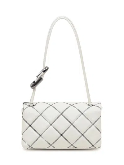 Marc Jacobs White And Black The Mini Dual Shoulder Bag In White