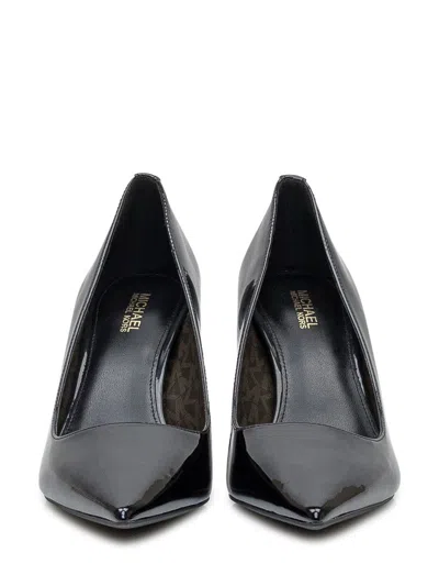 Michael Kors Alina Flex Pumps In Black Patent Leather In Black