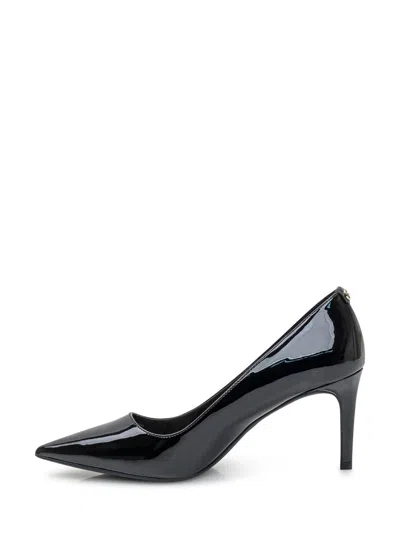 Michael Kors Alina Flex Pumps In Black Patent Leather In Black