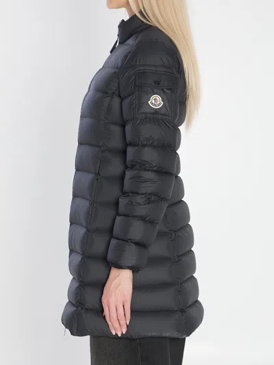 Moncler Midi Igesse Puffer Jacket In Black