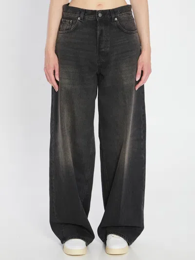 Haikure Loose Fit Denim Trousers
