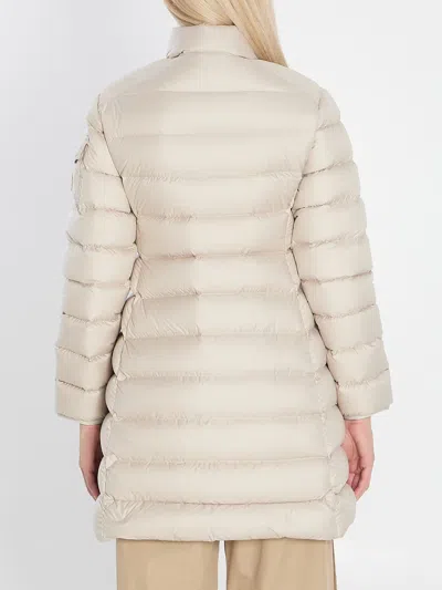 Moncler Igesse Midi Puffer Jacket In Neutral