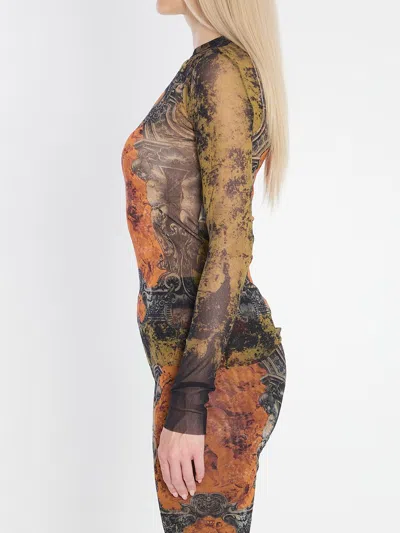 Jean Paul Gaultier Printed Tops In Multi
