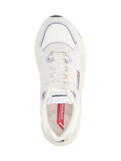 Autry Sneakers Silver In White