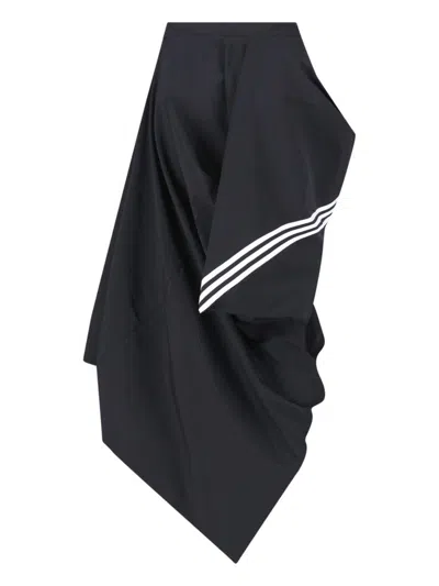 Y-3 W Wire Skirt Midi Skirt In Black