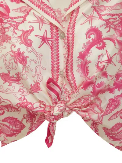 Versace Informal Shirt In Pink