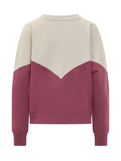 Isabel Marant Étoile Isabel Marant Etoile Two-tone Cotton Blend Houston Sweatshirt In Multi