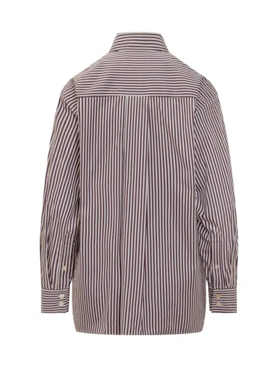 Isabel Marant Fabriza Striped Button-down Shirt In Multi
