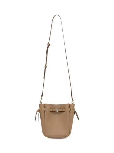 Tory Burch Romy Phone Shoulder Bag In Brown