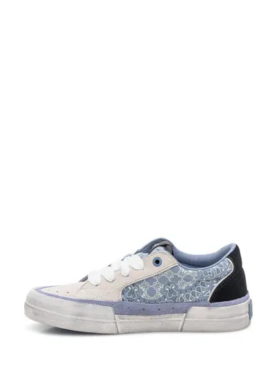 Amiri Bandana Skate Sneaker In Blue