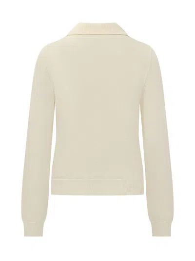 Marni Collared Cotton Knitwear Cardigan In Neutral