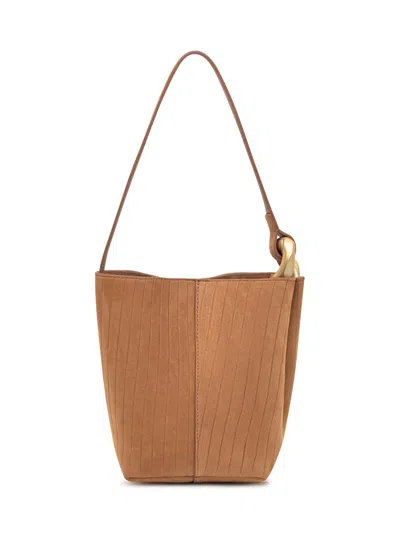 Jw Anderson Small Corner Bucket In Orange
