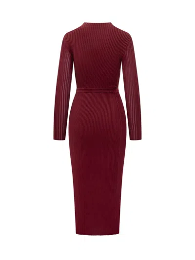 Self-portrait Midi Dress With Cut-out