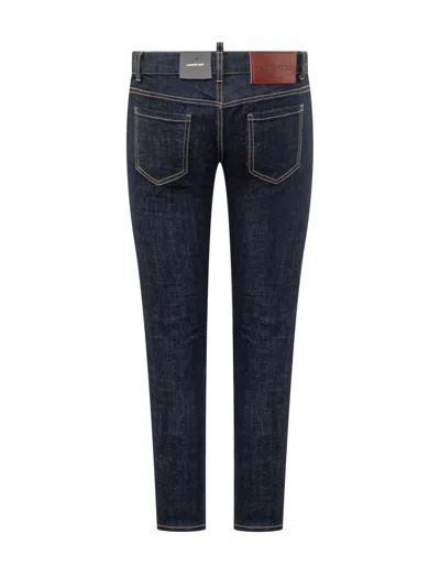 Dsquared2 Jennifer Cropped Jeans In Blue