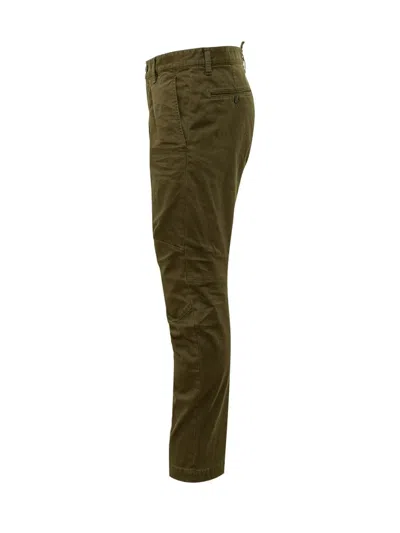 Dsquared2 Dsquared Olive Green Stretch Cotton Sexy Chino Pant