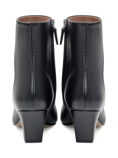 Paris Texas Block Heel Ankle Boots With Pointed Toe