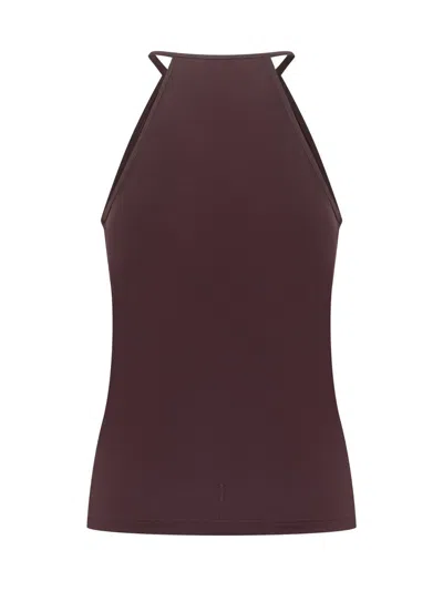 Tom Ford Halterneck Top In Burgundy