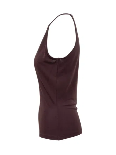Tom Ford Halterneck Top In Burgundy