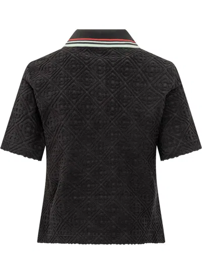 Casablanca Monogram Shirt In Black