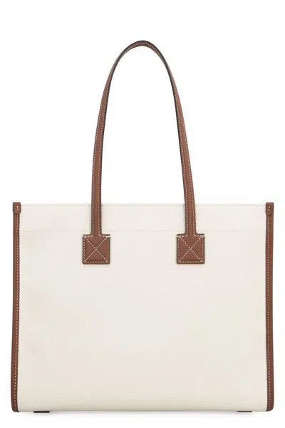 Burberry Freya Canvas Tote Bag