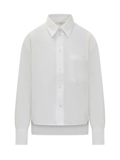 Victoria Beckham Cropped Shirt In White