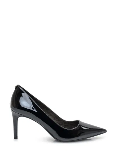 Michael Kors Alina Flex Pumps In Black Patent Leather In Black