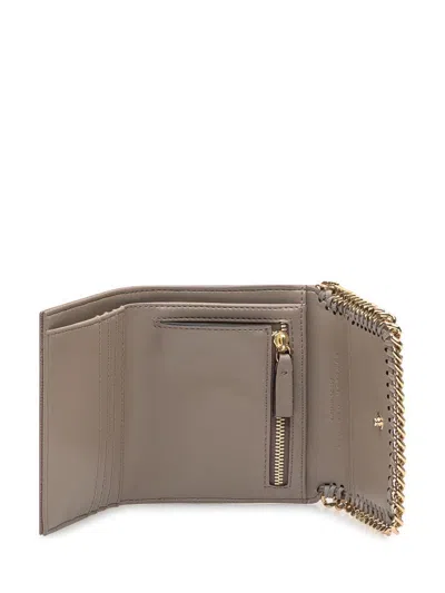 Stella Mccartney Falabella Small Wallet In Brown