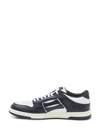 Amiri Contemporary Black Sneakers With Elevated Midsole In White